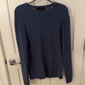 John Varvatos Blue Crewneck Sweater